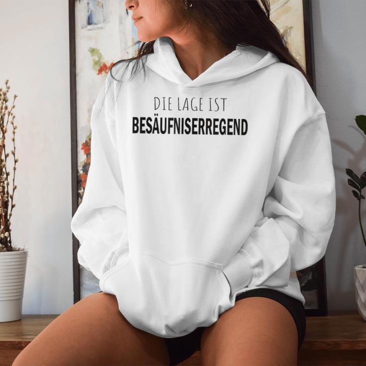 Die Lage Ist Besaffniserregend Saying Women's And Kapuzenpullover für Damen Geschenke für Sie