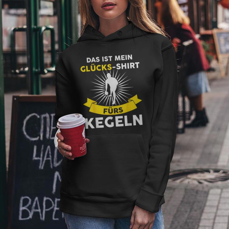 Das Ist Mein Glücks- Für Kegeln Bowling Kegels Kapuzenpullover für Damen Lustige Geschenke