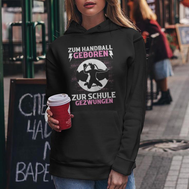 Handball Training Handballer Training Handball Girl's Kapuzenpullover für Damen Lustige Geschenke