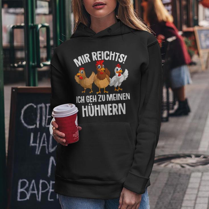 Mir Reichts Ich Geh Zu Mein Hühnern Farmer Chicken Kapuzenpullover für Damen Lustige Geschenke