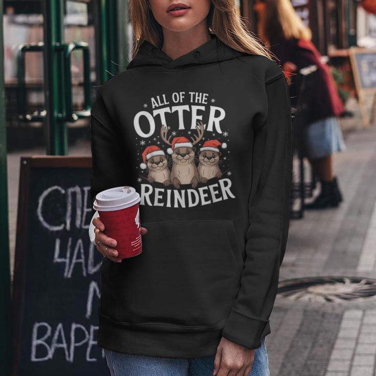 All Otter Reindeer Sea Animal Lovers Boys Girls Kapuzenpullover für Damen Lustige Geschenke