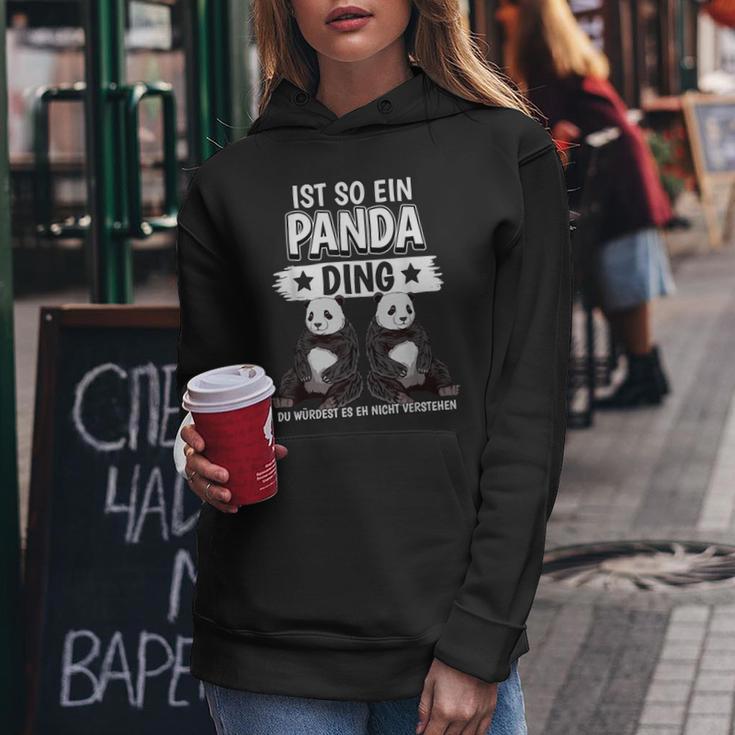 Pandas Pandabär Sachen Ist So Ein Panda Ding Panda Kapuzenpullover für Damen Lustige Geschenke