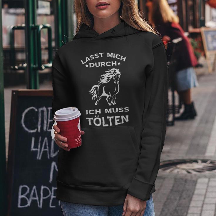 Tölten Iceland Horse Riding Slogan Kapuzenpullover für Damen Lustige Geschenke