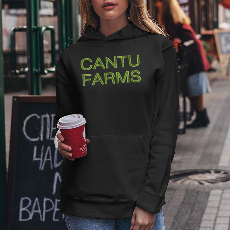 Women's Cantu Farms Squad Family Reunion Last Name Team Kapuzenpullover für Damen Lustige Geschenke