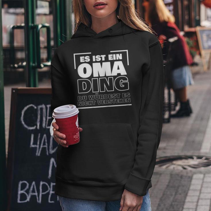 Women's Es Ist Ein Oma Ding Kapuzenpullover für Damen Lustige Geschenke