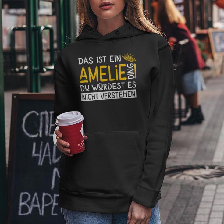 Women's First Name Amelie Name Day Saying Das Ist Ein Marion Ding Kapuzenpullover für Damen Lustige Geschenke