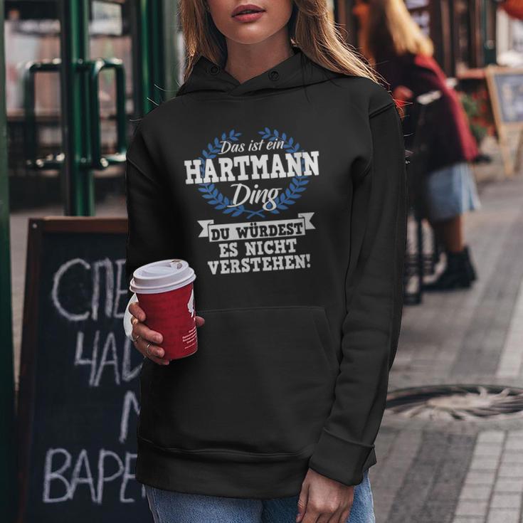 Women's With-Neck Das Ist Ein Hartmann Ding Du Würdest Es Nicht Understand Kapuzenpullover für Damen Lustige Geschenke