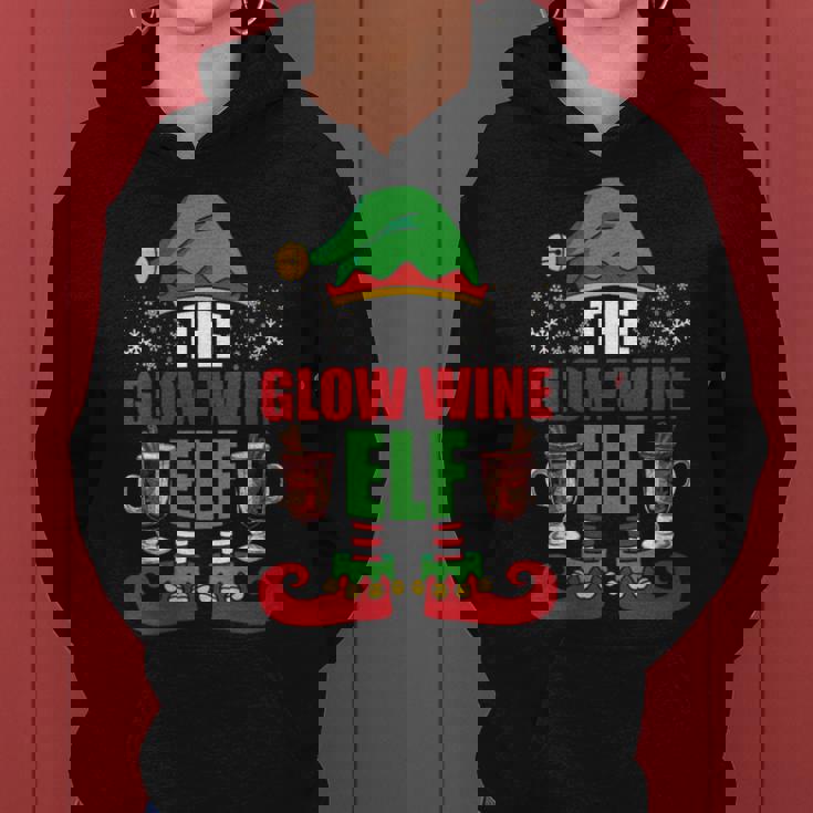 Christmas Market GLOW WINE ELF Merry Mulled Wine Christmas Women's Hoodie