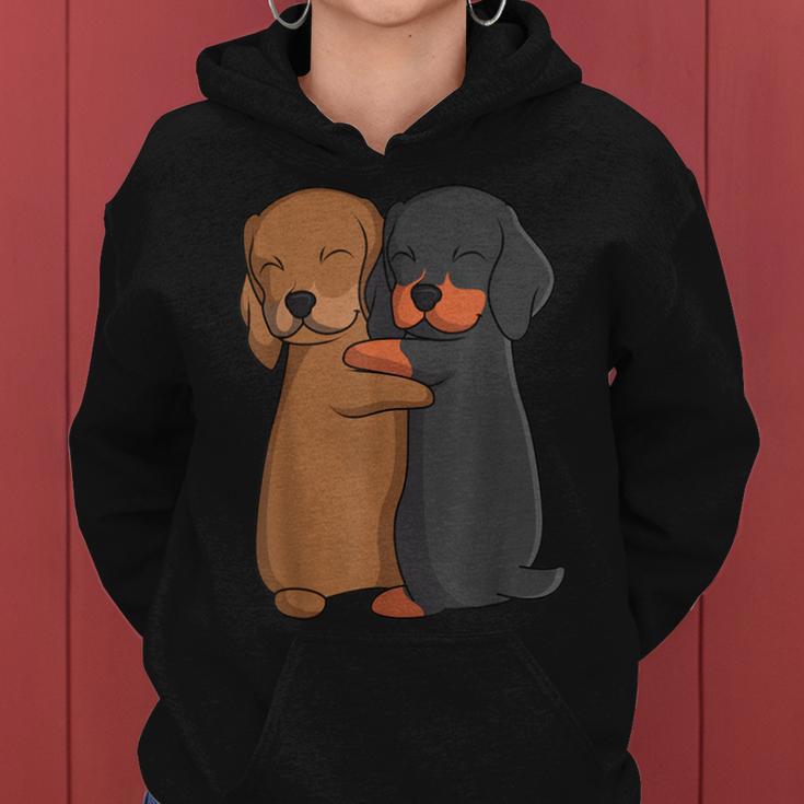 Dachshund Dachshund Teckel Women's Kapuzenpullover für Damen