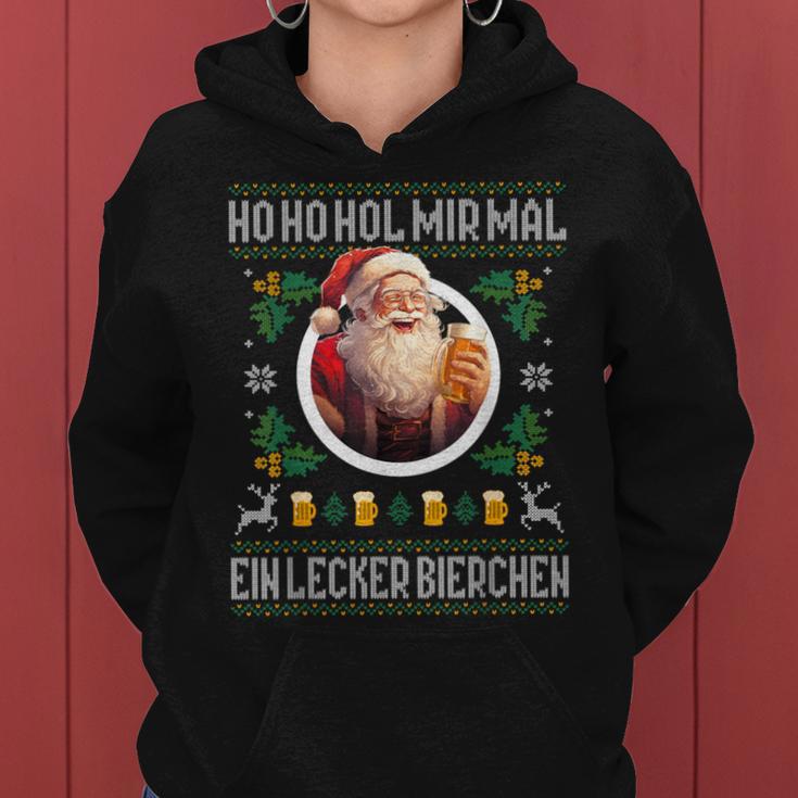 'Ho Ho Hol Mir Mal Ein Lecker Bierchen X Christmas Beer Kapuzenpullover für Damen