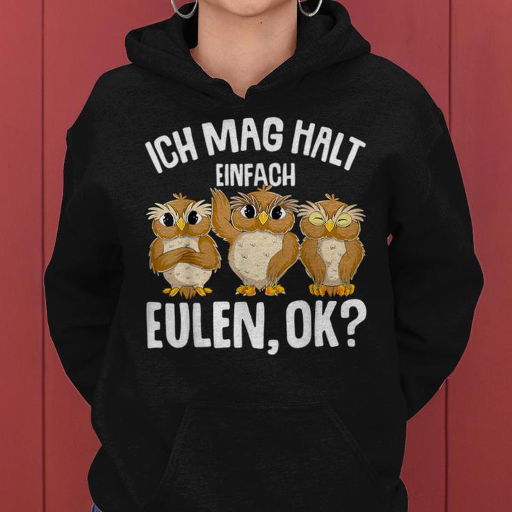 Ich Mag Halt Owls Children's Girls' S Kapuzenpullover für Damen