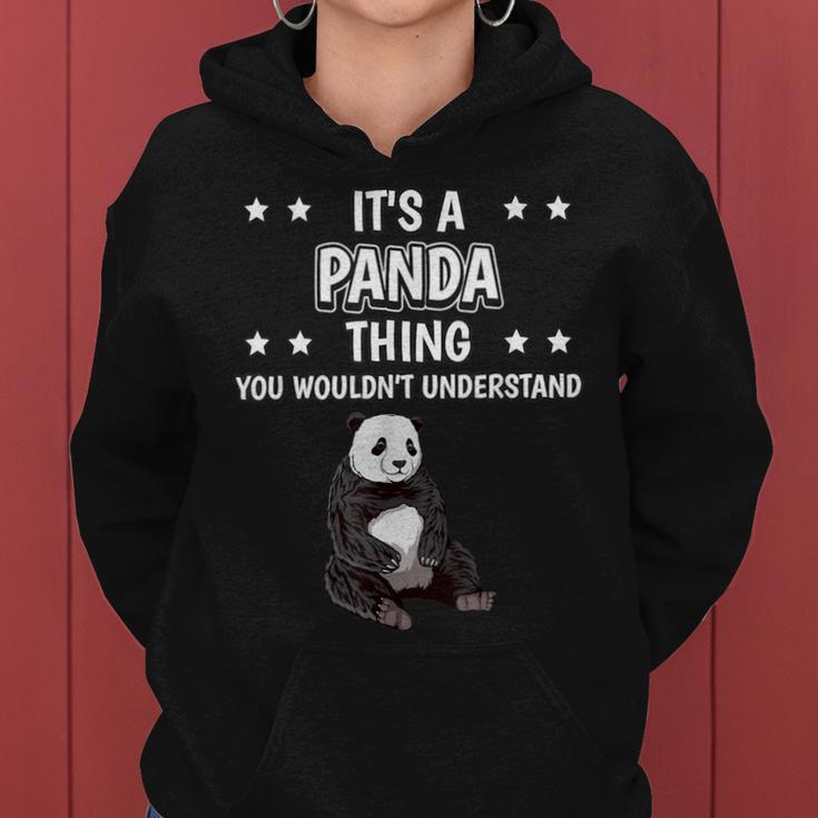 Ist So Ein Panda Ding Lustiger Spruch Pandas Kapuzenpullover für Damen