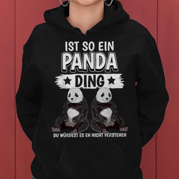 Pandas Pandabär Sachen Ist So Ein Panda Ding Panda Kapuzenpullover für Damen