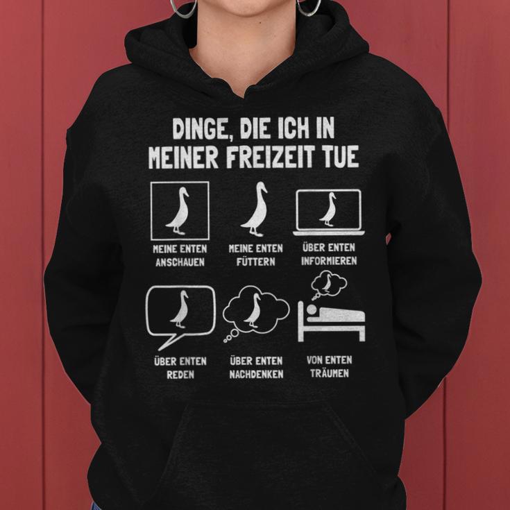 Running Duck Holder Duck Food Running Breeder Kapuzenpullover für Damen