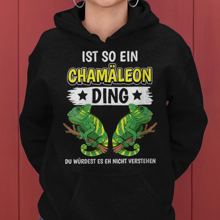 Women's Chameleons Sachen Ist Such A Chameleon Ding Chameleon Kapuzenpullover für Damen