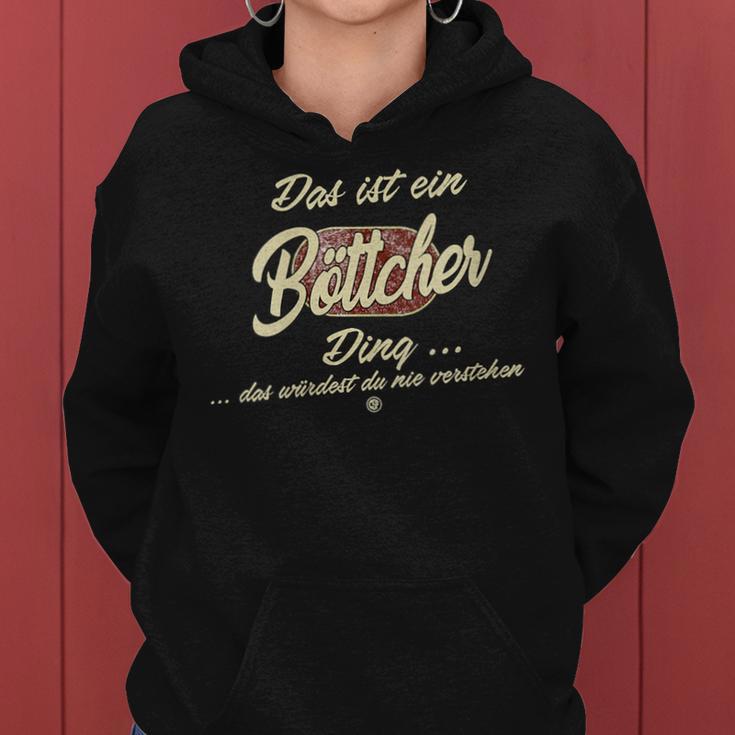 Women's Das Ist Ein Böttcher Ding Family Böttcher With-Neck Kapuzenpullover für Damen