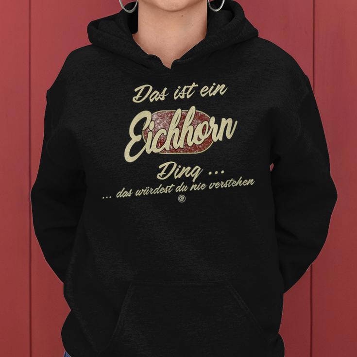 Women's Das Ist Ein Eichhorn Ding Family Eichhorn With-Neck S Kapuzenpullover für Damen