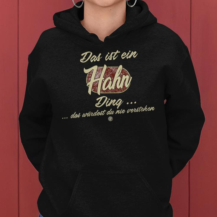 Women's Das Ist Ein Hahn Ding Family Cockerel With-Neck S Kapuzenpullover für Damen