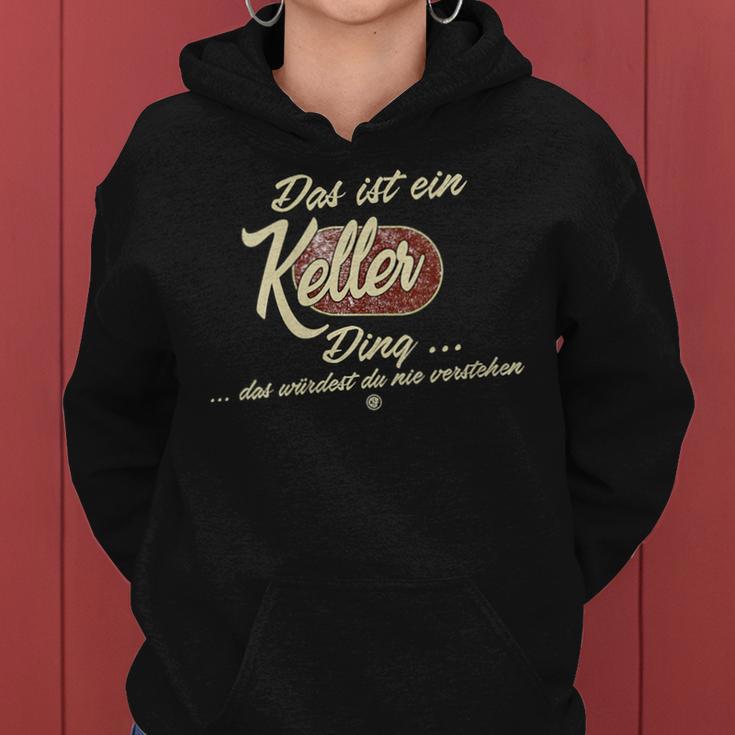 Women's Das Ist Ein Keller Ding Family Cellar With-Neck Kapuzenpullover für Damen