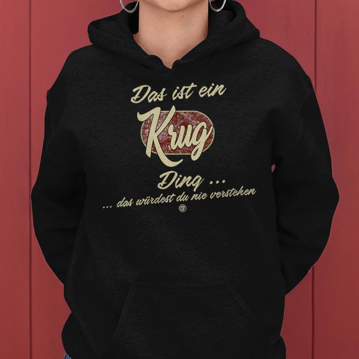 Women's Das Ist Ein Krug Ding Family Jug With-Neck Kapuzenpullover für Damen