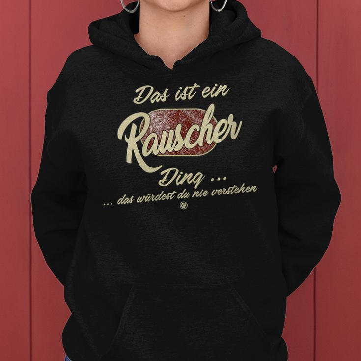 Women's Das Ist Ein Rauscher Ding Family Rauscher With-Neck Kapuzenpullover für Damen