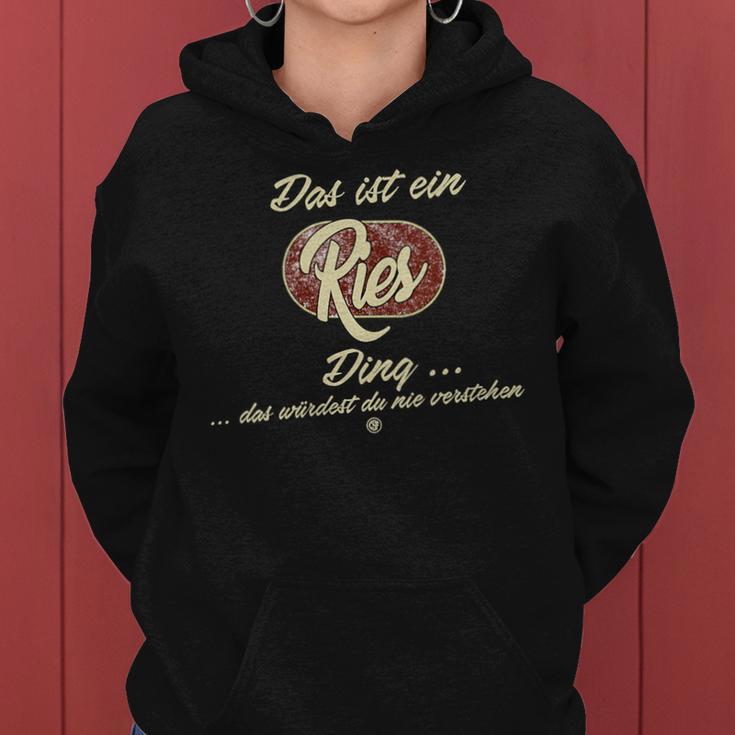 Women's 'Das Ist Ein Ries Ding' Family Ries With-Neck Kapuzenpullover für Damen