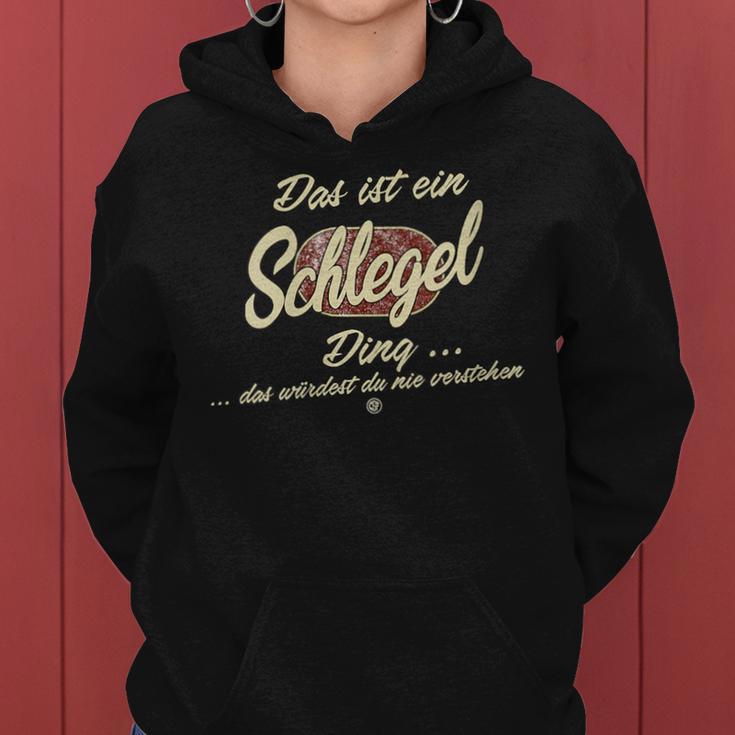 Women's Das Ist Ein Schlegel Ding Family Schlegel With-Neck Kapuzenpullover für Damen