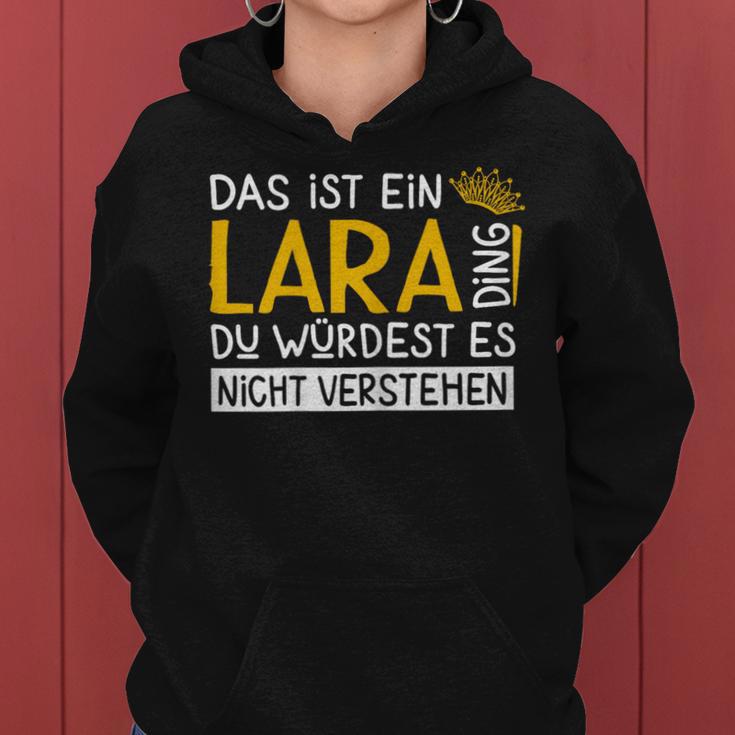 Women's First Name Lara Name Day Saying Das Ist Ein Lara Ding Kapuzenpullover für Damen