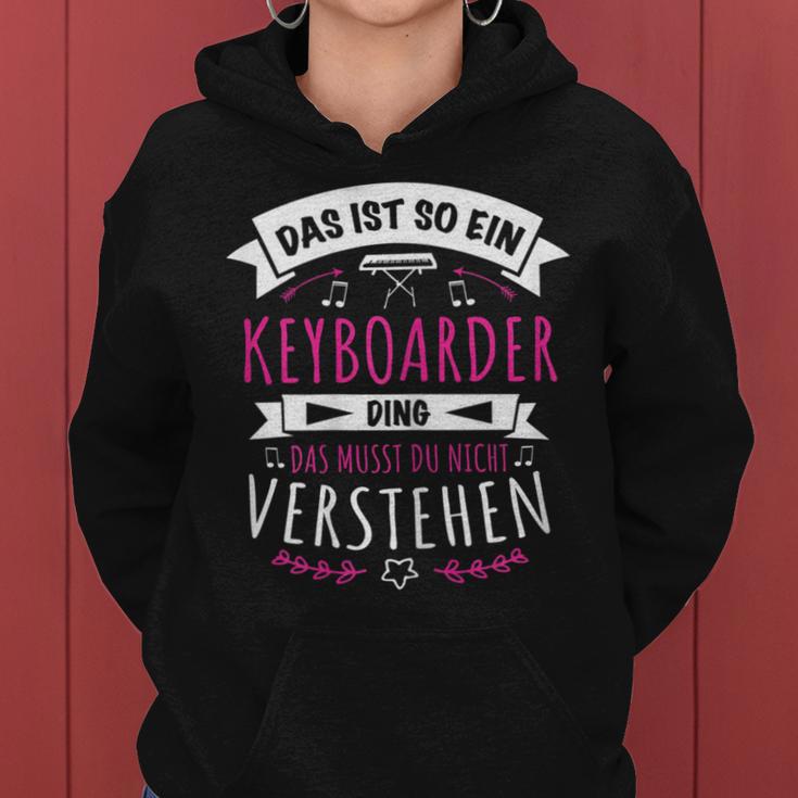 Women's Keyboarder Musician Das Ist So Ein Keyboard Ding Kapuzenpullover für Damen