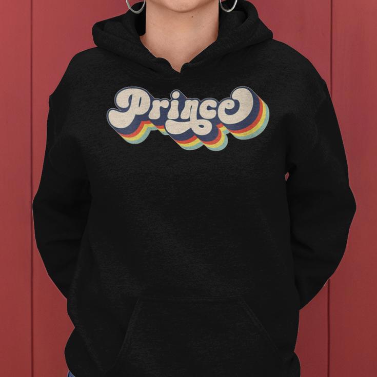 Women's Prince Family Name Personalised Last Name Prince Kapuzenpullover für Damen