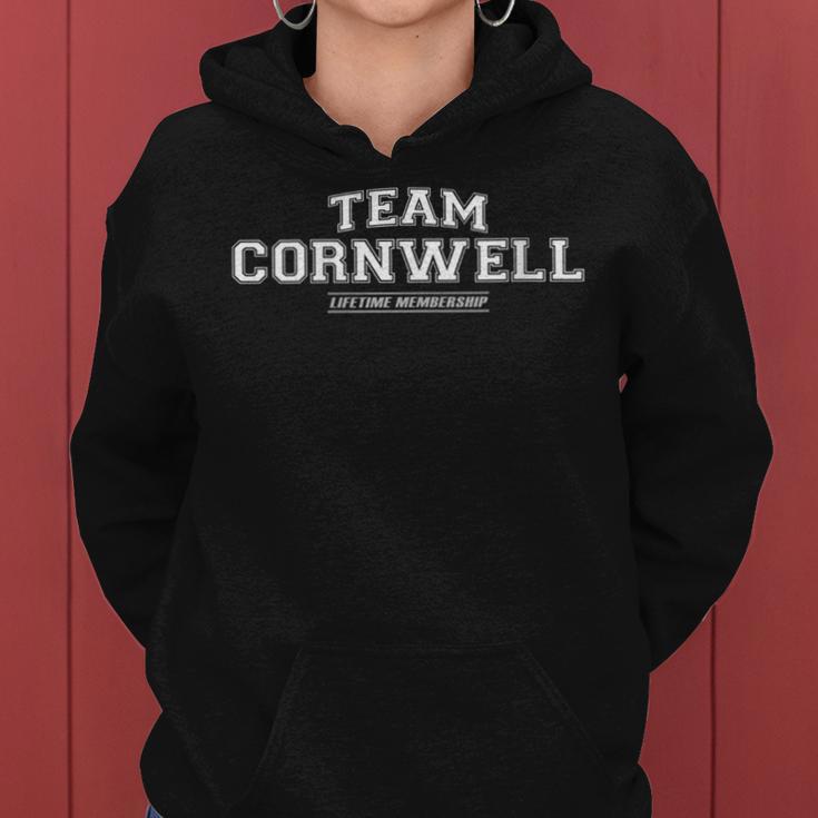 Women's Team Cornwell Proud Surname Last Name With-Neck Kapuzenpullover für Damen