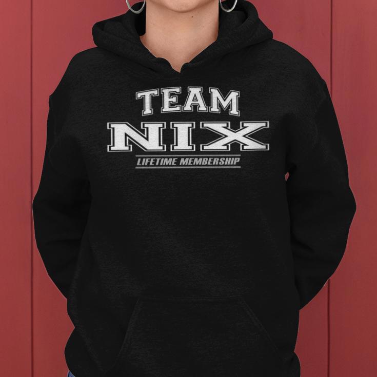 Women's Team Nix Proud Family Name Surname With-Neck Kapuzenpullover für Damen