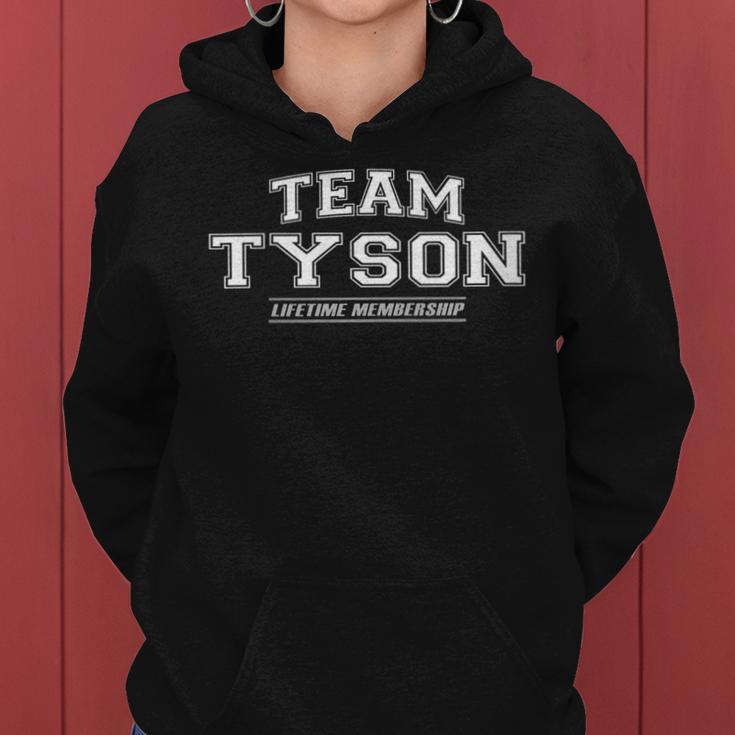 Women's Team Tyson Proud Surname Last Name Kapuzenpullover für Damen