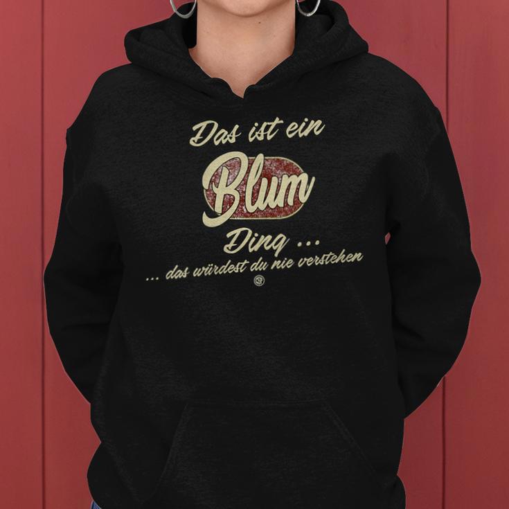 Women's With-Neck Das Ist Ein Blum Ding Family Kapuzenpullover für Damen