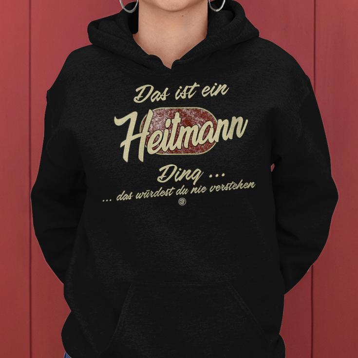 Women's With-Neck Das Ist Ein Heitmann Ding Family Heitmann Kapuzenpullover für Damen