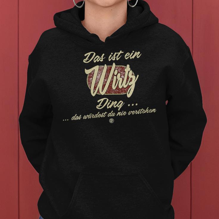 Women's With-Neck Das Ist Ein Wirtz Ding Family Wirtz Kapuzenpullover für Damen