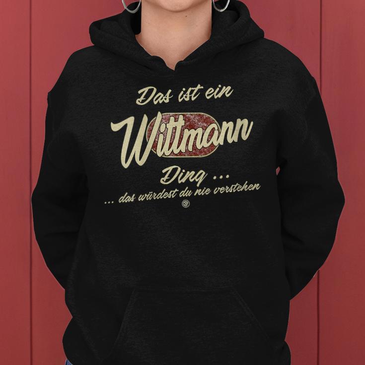 Women's With-Neck Das Ist Ein Wittmann Ding Family Wittmann Kapuzenpullover für Damen