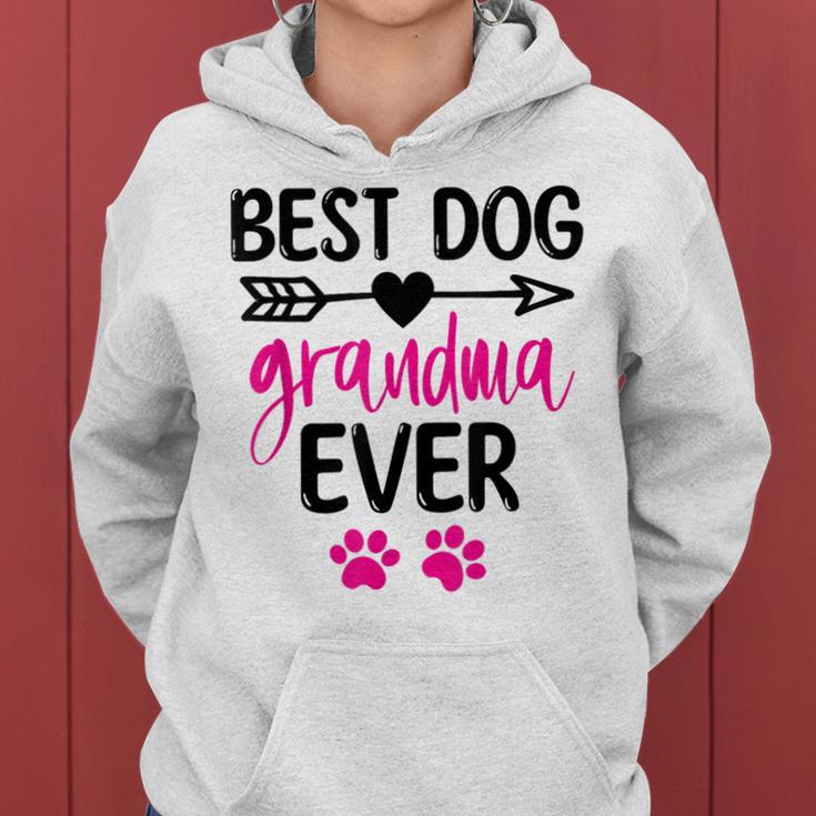 Best Dog Grandma Ever Cute Dogs Owners For Grandmas Kapuzenpullover für Damen