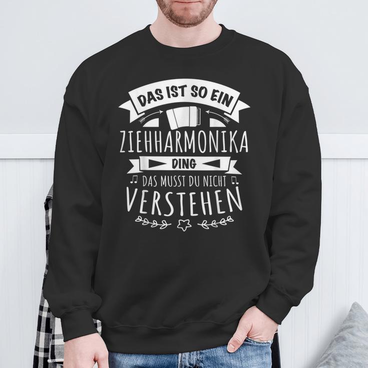 With Accordion Musician Das Ist So Ein Ziehharmonika Ding Sweatshirt Geschenke für alte Männer