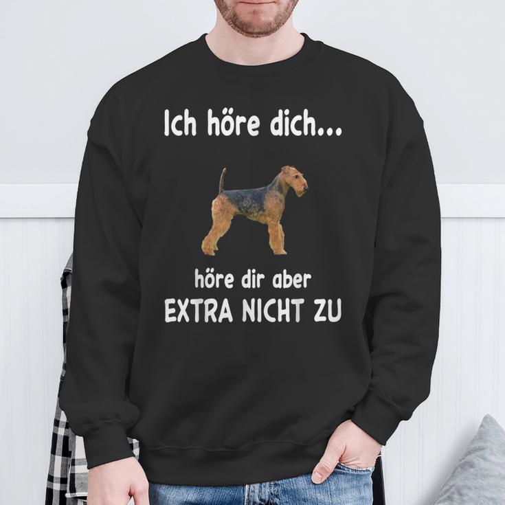 Airedale Terrier Hund Airedale Terrier S Sweatshirt Geschenke für alte Männer