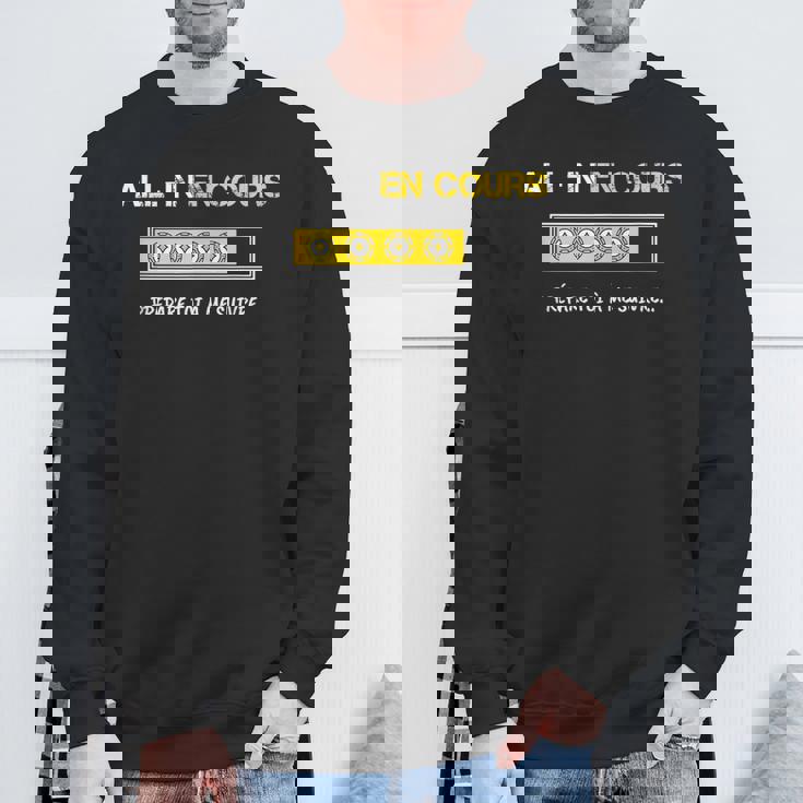 All-In En Cours Poker Humour Cadeau Poker Homme Tapis Jetons Sweater e Cadeaux pour les vieillards