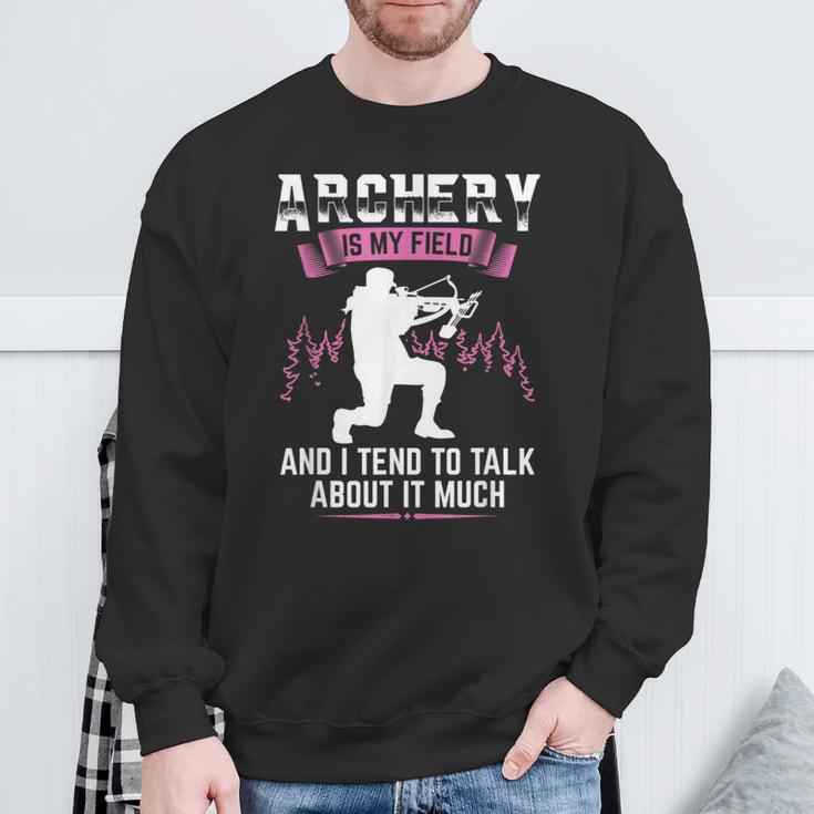 Archery Ist Mein Ding Archers Slogan Sweatshirt Geschenke für alte Männer