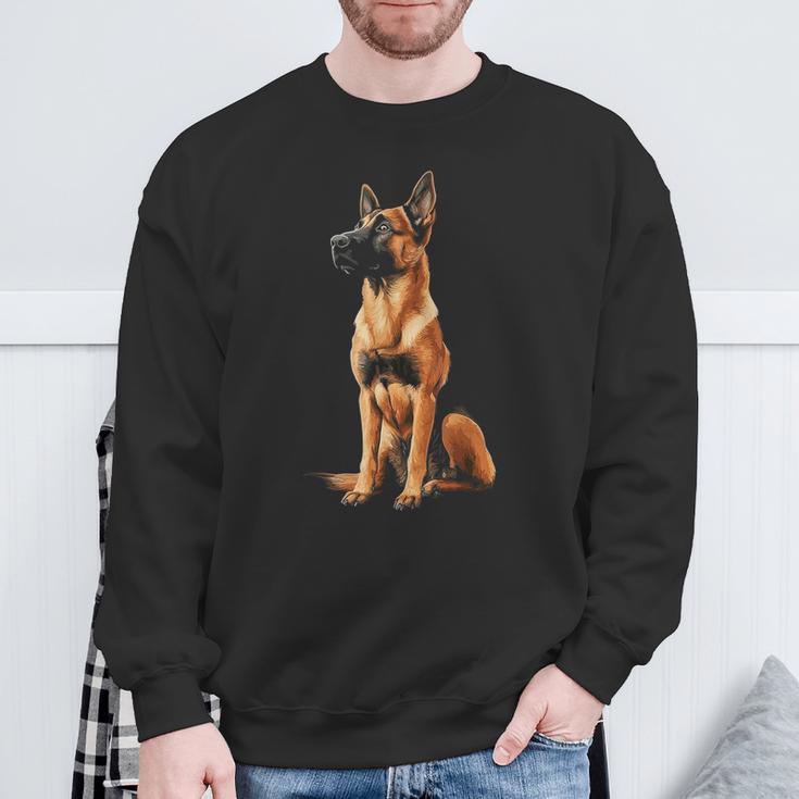 Belgischer Malinois Hund Graphic Pet Belgische Malinois Sweatshirt Geschenke für alte Männer