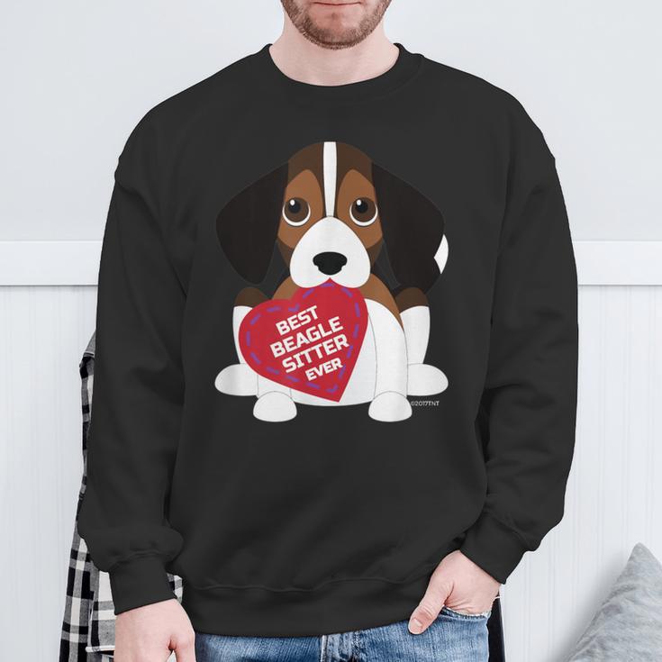 Best Beagle Dog Sitter Ever Beagle Dog Sitter Sweatshirt Geschenke für alte Männer