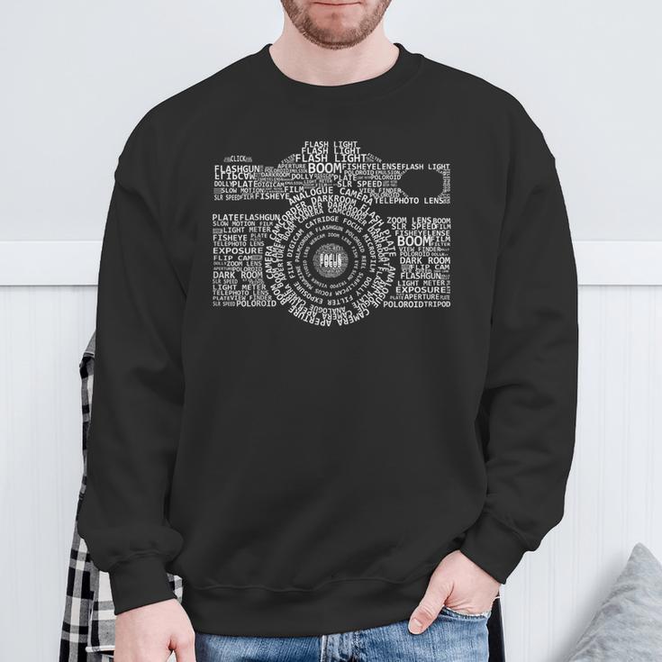 Camera Description Photographer Photography Sweatshirt Geschenke für alte Männer