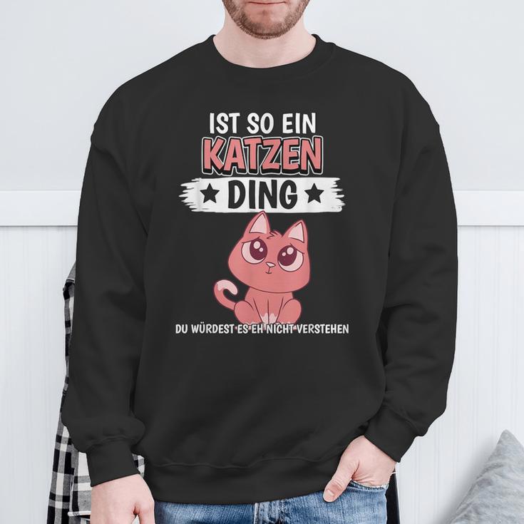 For Cats 'Ist So Ein Katzen' Sweatshirt Geschenke für alte Männer