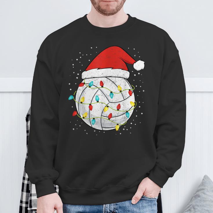 Christmasolleyball Christmas Hat Sweatshirt Geschenke für alte Männer