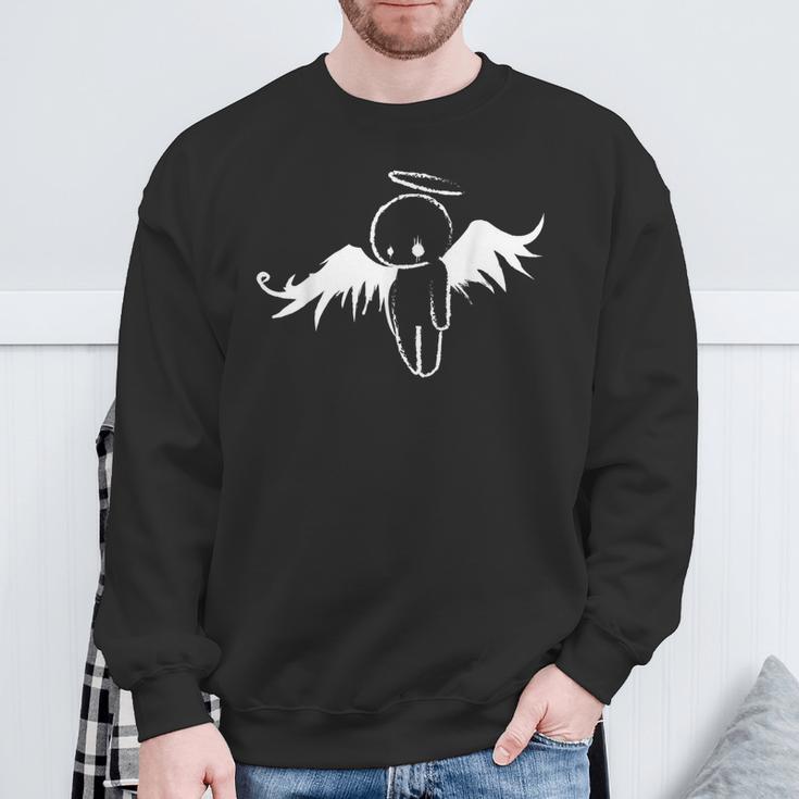 Cute Sad Emo Angel Sweatshirt Geschenke für alte Männer