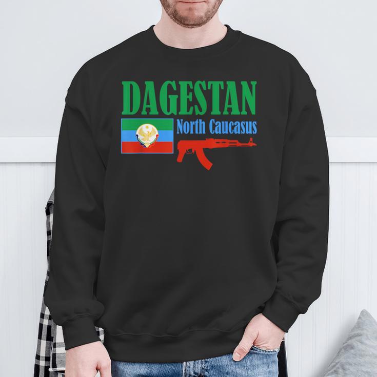 Dagestan Flag Stolzer Dagestani Sweatshirt Geschenke für alte Männer