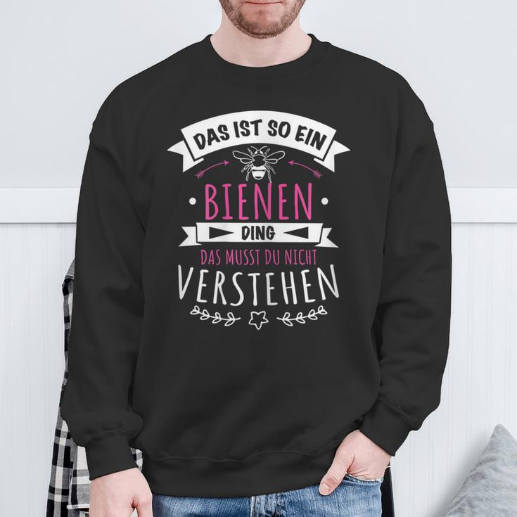 Damen Imker Imkerin Bienenzüchter Das Ist So Ein Bienen Ding Sweatshirt Geschenke für alte Männer